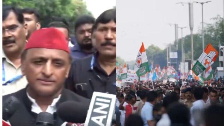 Akhilesh Yadav INDIA Alliance March