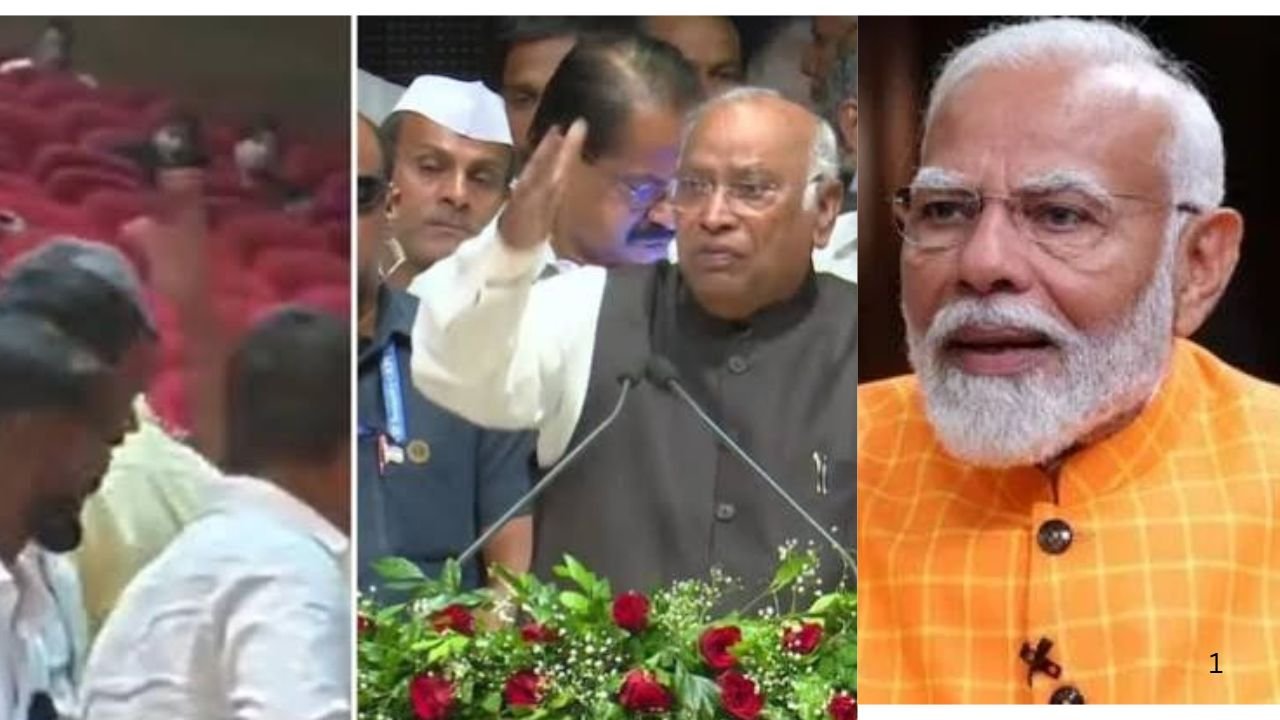 Mallikarjun Kharge PM Modi BJP Protest