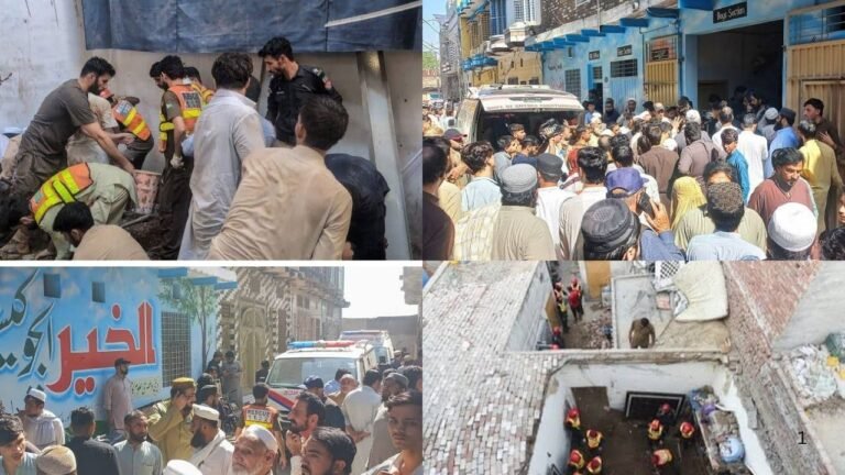 Pakistan School Roof Collapse