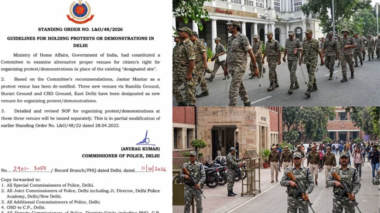 Paramilitary Forces Deployment Delhi