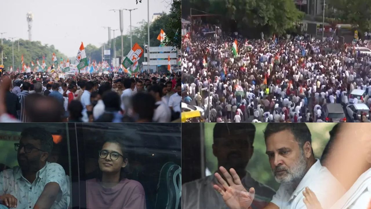 Rahul Gandhi Priyanka Gandhi Neha Bora Supreme Court March